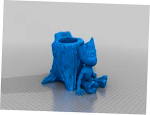 Portalápices 3D-print-back-to-school-baby-groot-portalápices