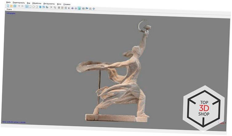 como hicimos una copia impresa en 3d de la escultura de la mujer trabajadora y koljos para el museo del parlamento europeo 5f6bd1b6ddc04