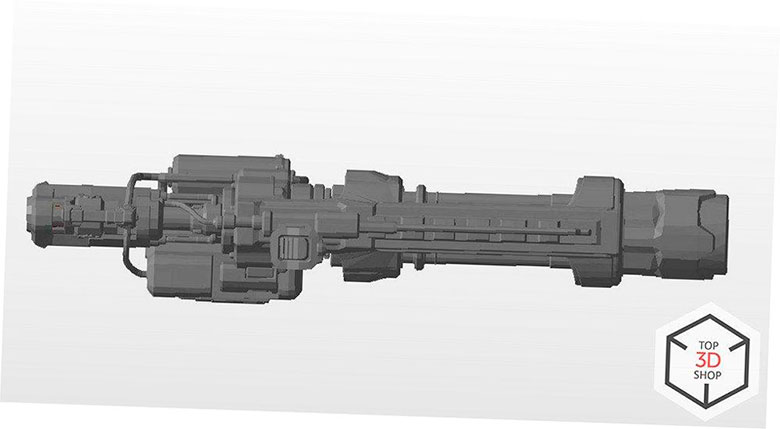 como hicimos una enorme ametralladora marciana para un expositor del e3 5f6bdaa7a8e6b