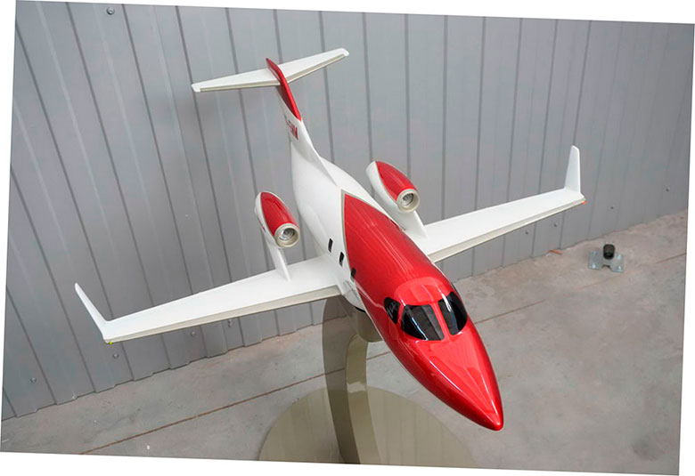 estudio de caso como hicimos una maqueta de hondajet elite 5f6bda05d8463