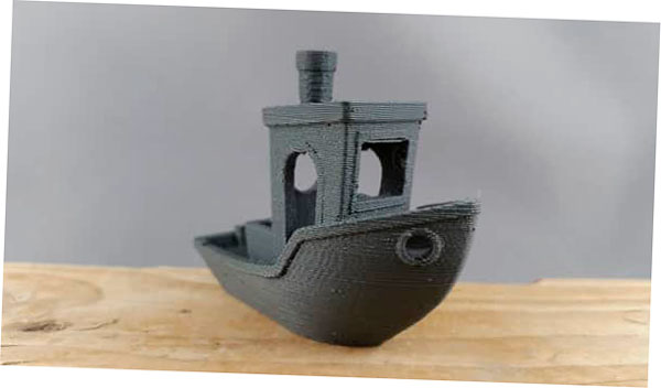 Benchy 3D impreso en un Flashforge Creator Pro con Algix 3D Alga Green Black 1,75 mm