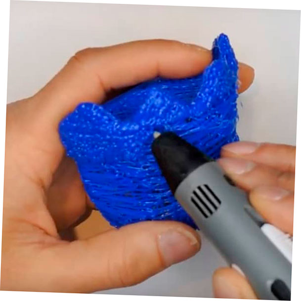 Cómo hacer un acabado de superficie fácil pero atractivo con un lápiz 3D